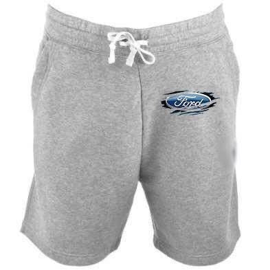 Krótkie spodenki dresowe szarpane logo FORD
