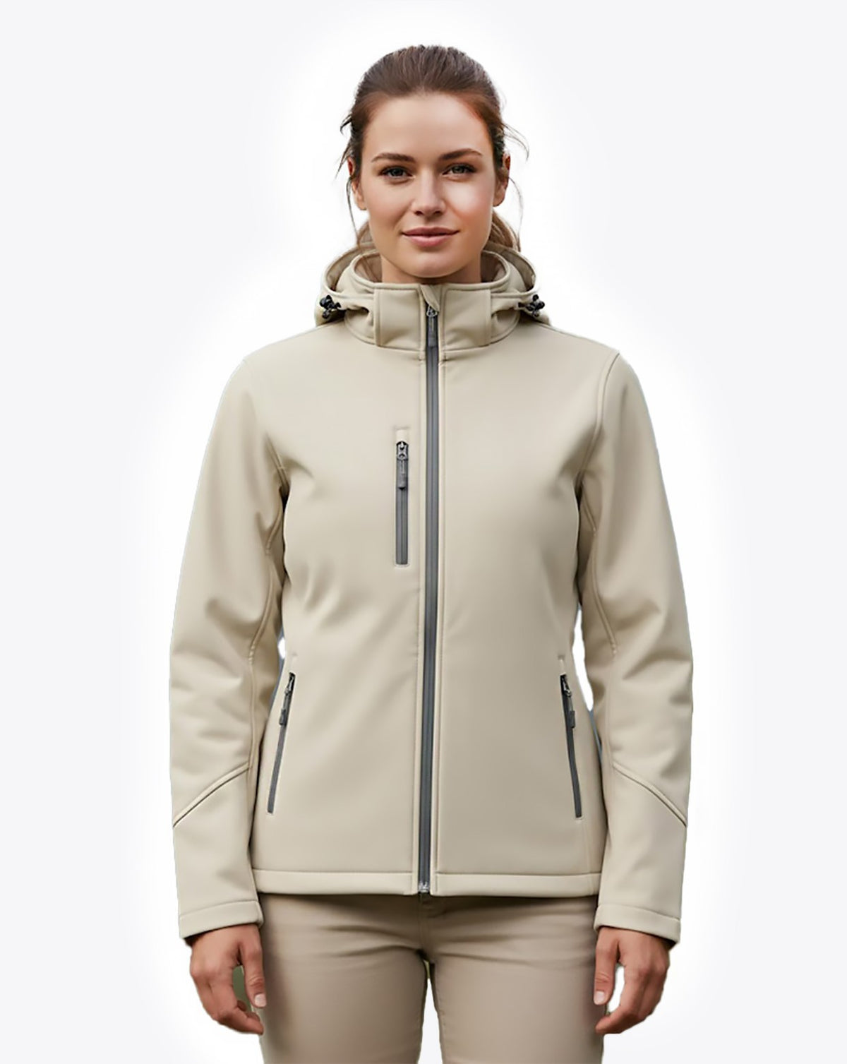 Kurtka damska SOFTSHELL WINDSTORM z kapturem