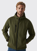 Kurtka męska SOFTSHELL WINDSTORM z kapturem