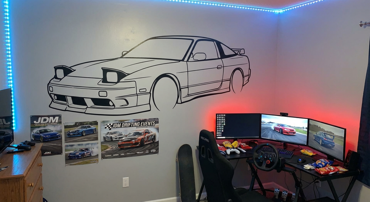 Naklejka NISSAN 200SX