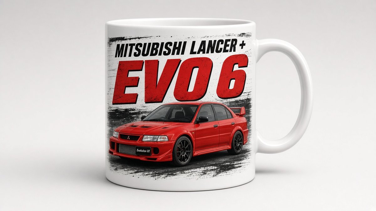 Kubek Mitsubishi Lancer Evo 6