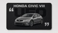 Podkładka Honda Civic 8 UFO