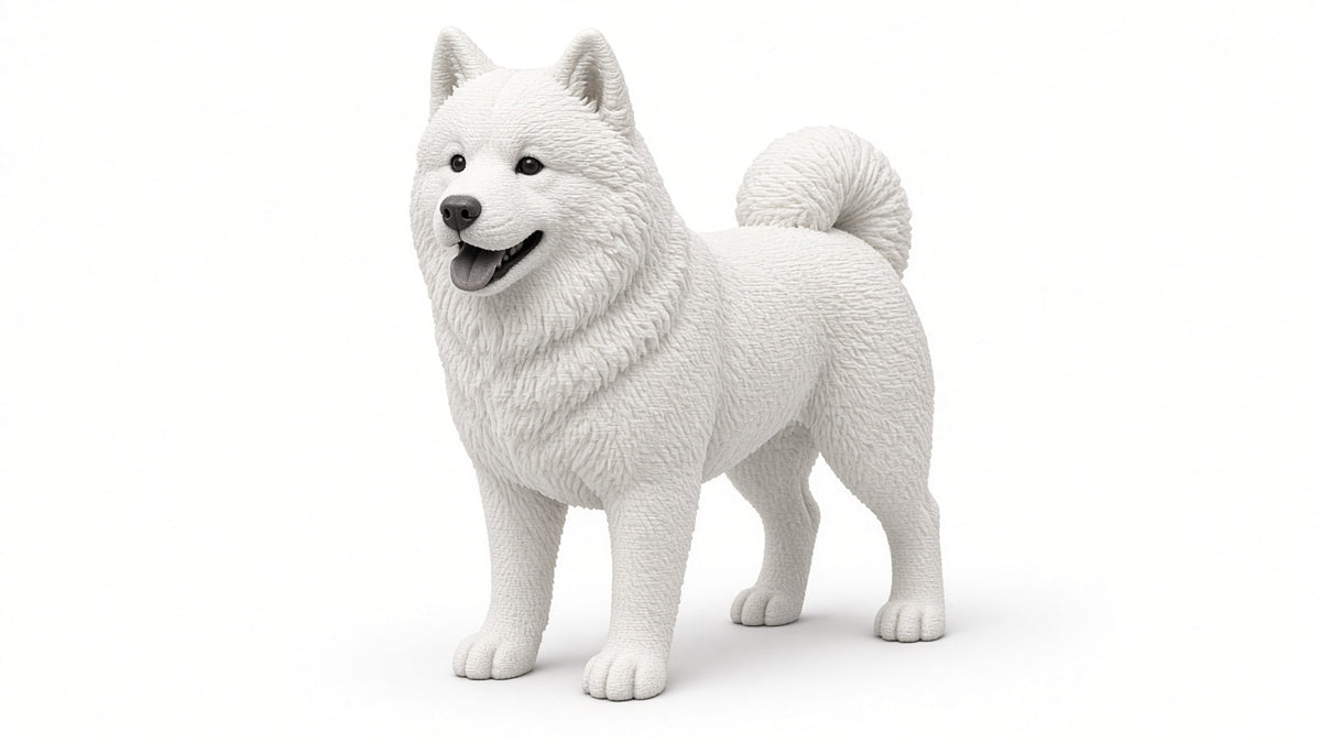 Figurka 3D — Samoyed (20 cm)