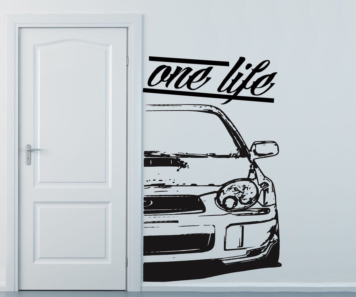 Naklejka SUBARU IMPREZA DRZWI