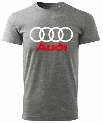 T-shirt Audi duże logo