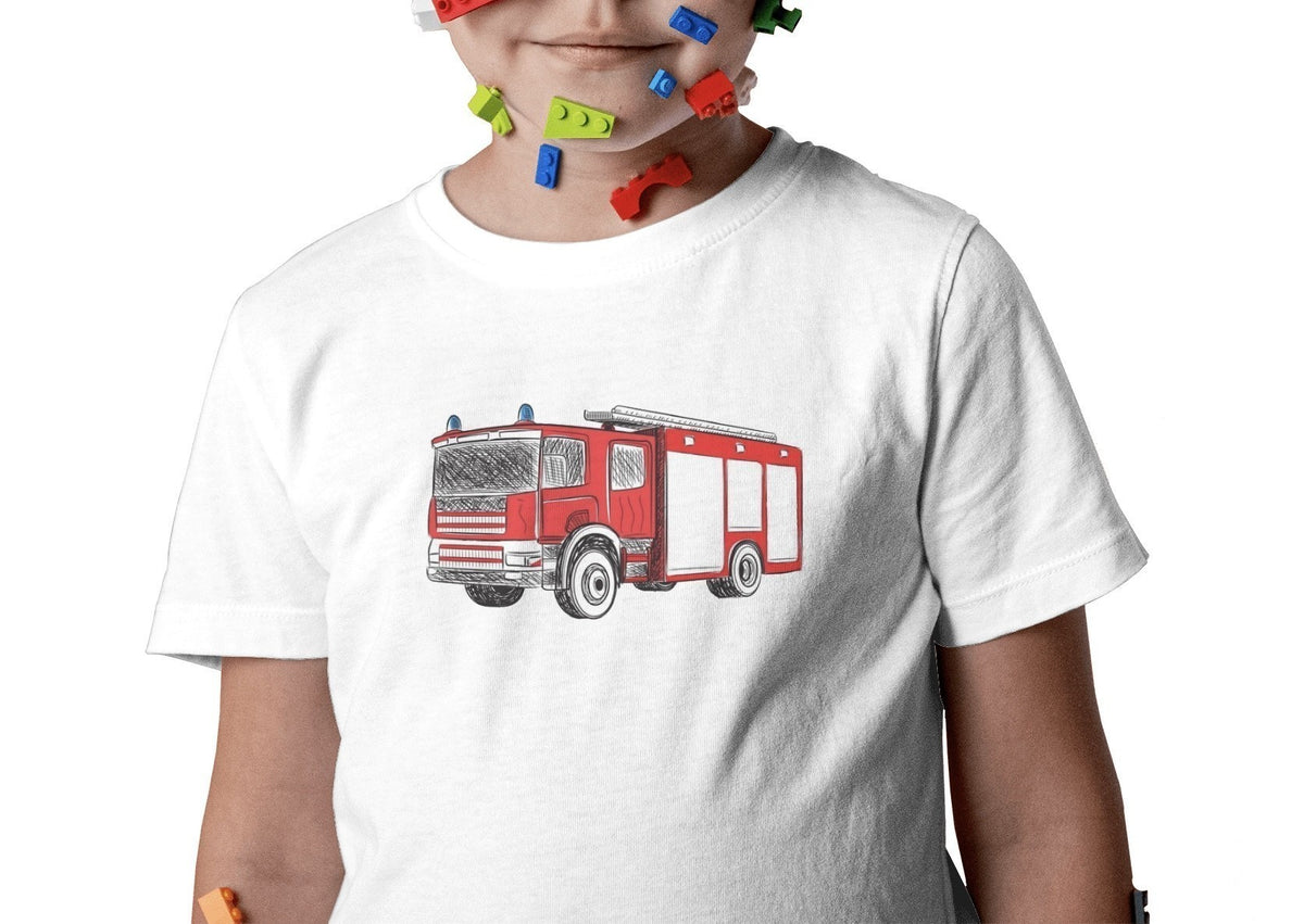 T-SHIRT Dziecięcy Straż Pożarna napis