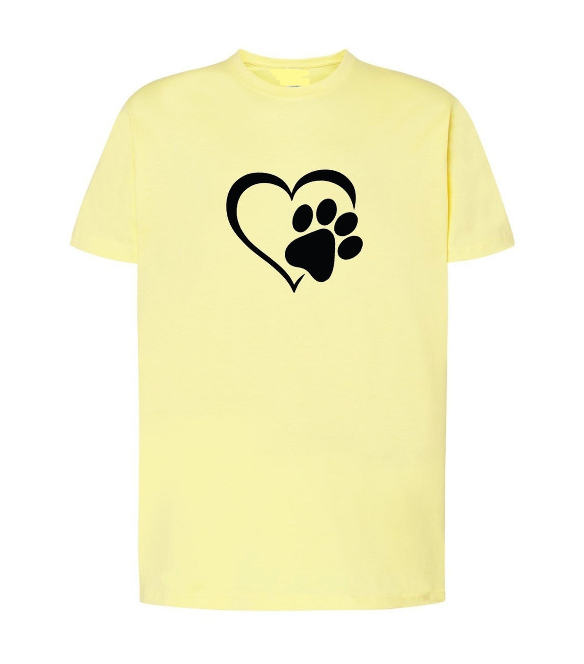 T-SHIRT KOSZULKA SERCE ŁAPKA PSA