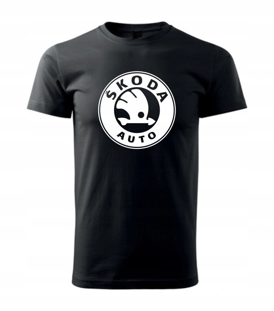 T-SHIRT MĘSKI logo SKODA