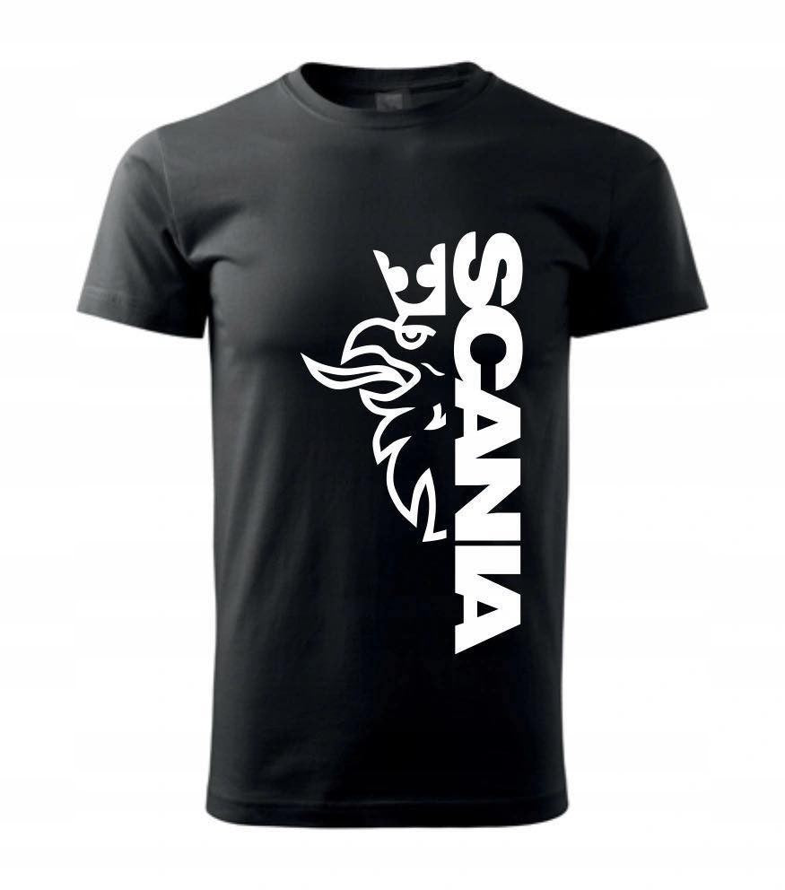T-SHIRT MĘSKI LOGO SCANIA NA BOKU