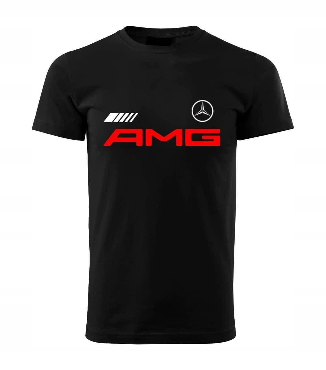 T-SHIRT MĘSKI Mercedes Logo + AMG
