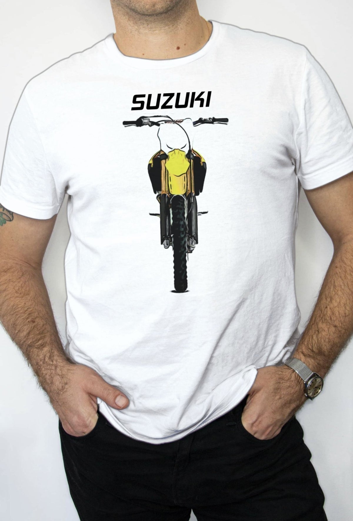 T-SHIRT MĘSKI CROSS SUZUKI