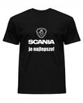T-SHIRT MĘSKI SCANIA JE NAJLEPSZO