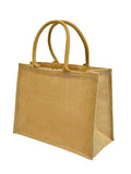 Torba shopper z juty laminowanej
