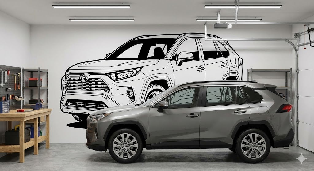 Naklejka TOYOTA SUV